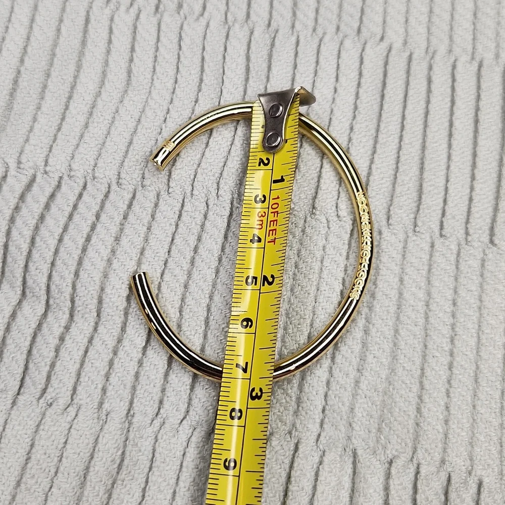 5 for $25! Stella Valle Shoot for the Moon Gold Tone Cuff Bracelet - Picture 5 of 5